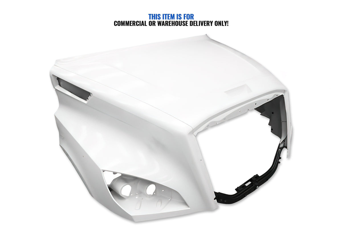 Hood Shell Fiberglass 2018+ Freightliner Cascadia 116 126