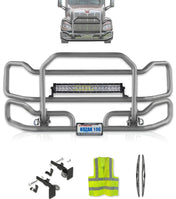 Front Grey Grille Guard Large 2013-2020 Peterbilt 579