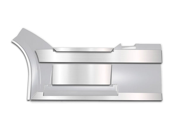 Front Panel Stripes Chrome Trim Set for Driver Side (5L, 6L, 7L, 8L, 9L)  2004-2017 Volvo VNL