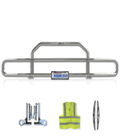 Front Grille Guard with lights Chrome Kenworth T660