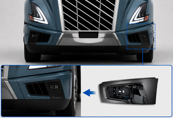 Bumper Corner and End Cap Driver 2025+ Volvo VNL New