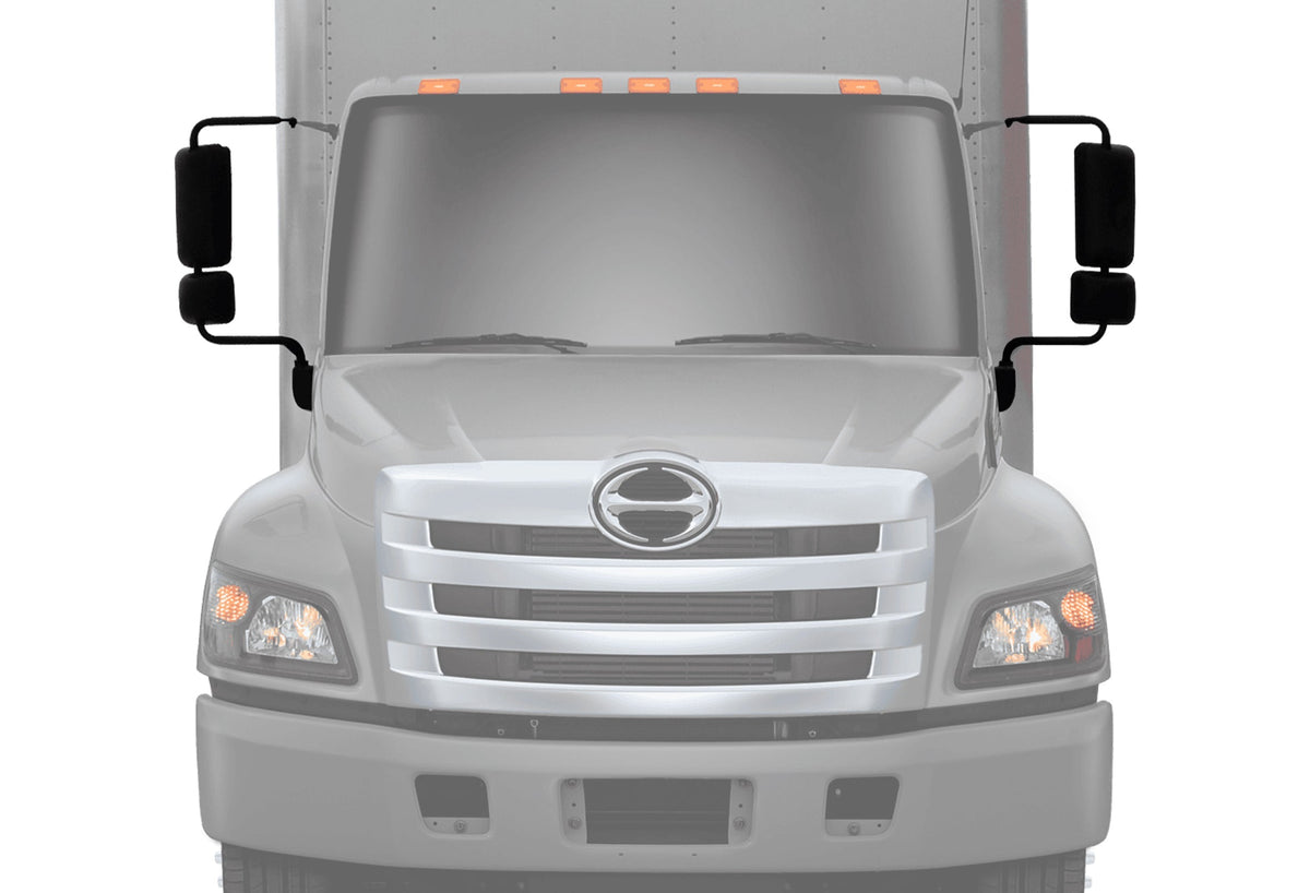 Door Mirrors Assembly Black Set 2008-2021 Hino 238 258 268 338
