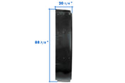 Top and Lower Wind Fairing Cab Extenders w/Brackets Driver International LT625