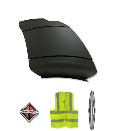 Bumper Corner Plastic Passenger 2008-2015 International Prostar