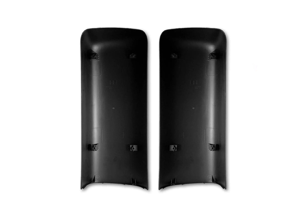 KOZAK Black Door Mirror Covers Pair Set (Left Driver Side and Right Passenger Side) International LT625 Trucks PLUS Logo, 2x 22" Windshield wipers and Kozak Reflective Vest