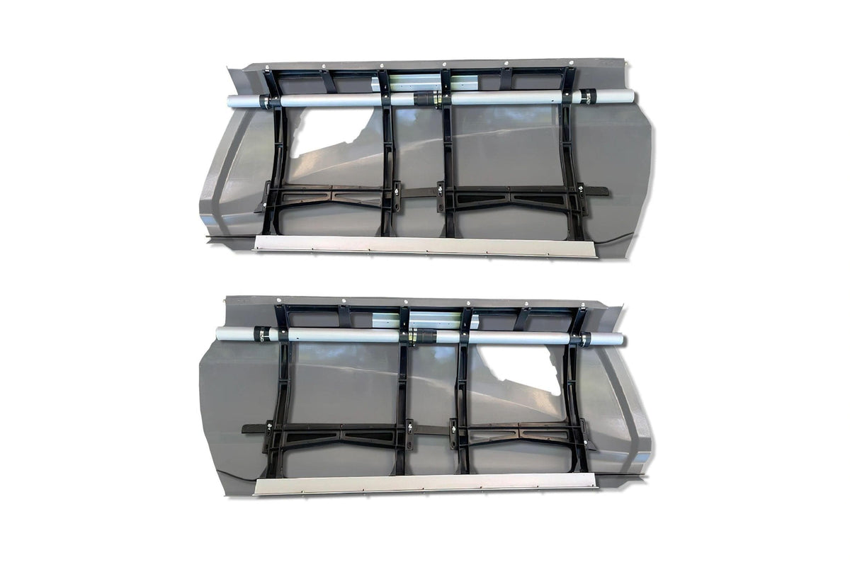 KOZAK Replacement Side Skirt Mounting Bracket for Fairing Skirt Panel Right & Left Side Compatible With Kenworth T680 2013-2021 Semi Truck PLUS Logo, 2x22" Windshield Wipers and KOZAK Vest