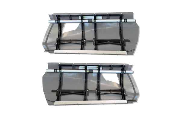 KOZAK Replacement Side Skirt Mounting Bracket for Fairing Skirt Panel Right & Left Side Compatible With Kenworth T680 2013-2021 Semi Truck PLUS Logo, 2x22" Windshield Wipers and KOZAK Vest