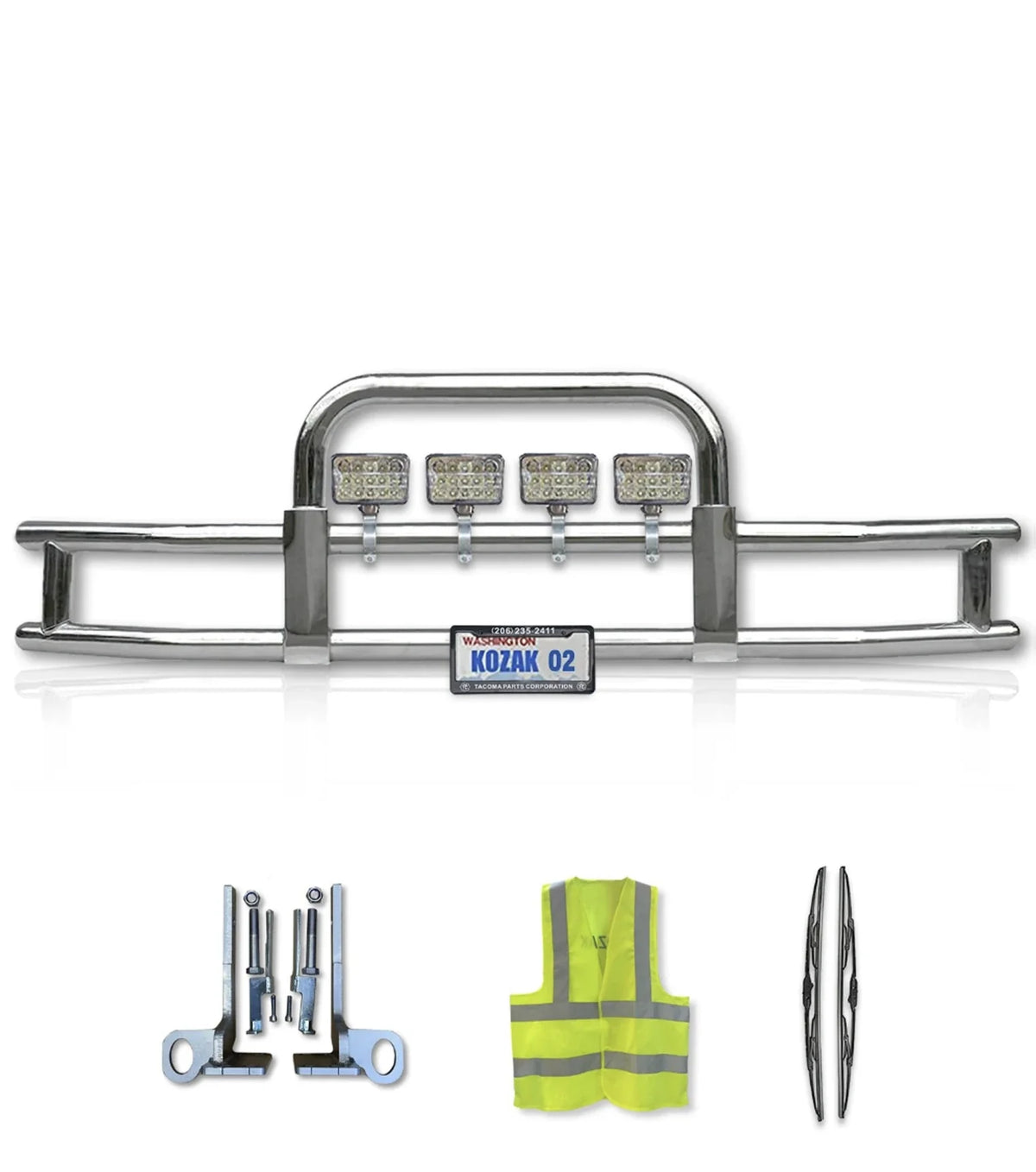 Front Grille Guard 2022+ Peterbilt 579 No Fog
