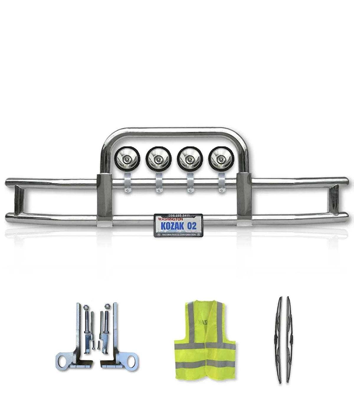 Front Grille Guard Square Kenworth 2012-2021 T680
