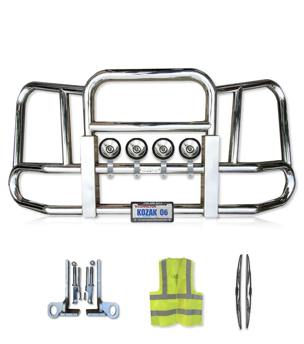 Front Grille Bumper Guard Large Square Peterbilt 386