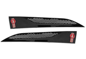 Side Hood Grilles Vent Trim Black Set 2022+ Kenworth T680 Next Gen