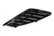 Side Hood Grille Vent Black with Chrome Stripe Passenger 2025+ Volvo VN VNL New