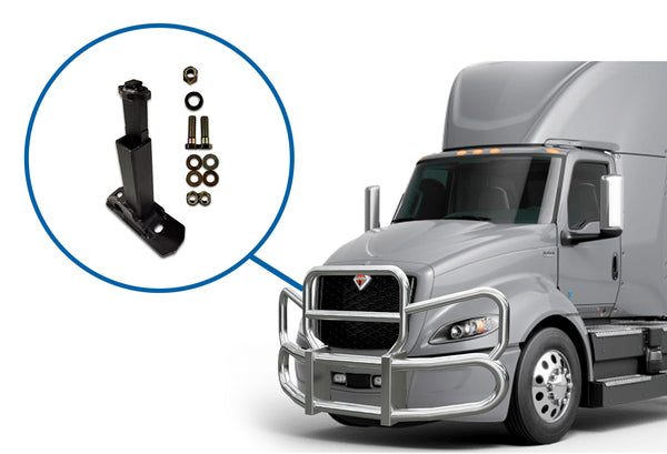 Mount Bracket for Herd GG-MTK-28 IN27 Deer Guard Passenger 2007-2016 International Prostar