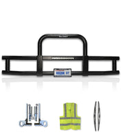 Grille Bumper Guard Black with Built-in 16" Kenworth T660