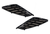 Side Hood Grille Vents Black with Chrome Stripe Set 2025+ Volvo VN VNL New