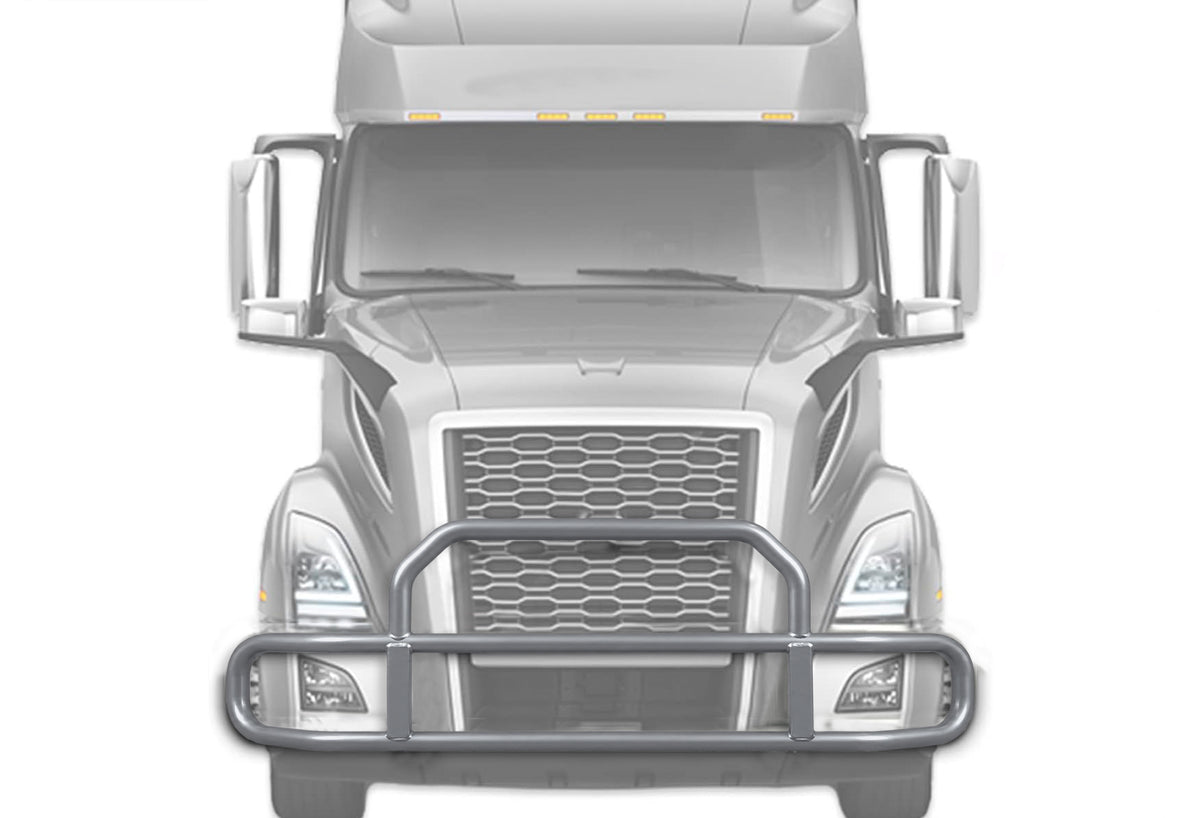 Gray Front Grille Deer Moose Bumper Guard 2018+ Volvo VNL
