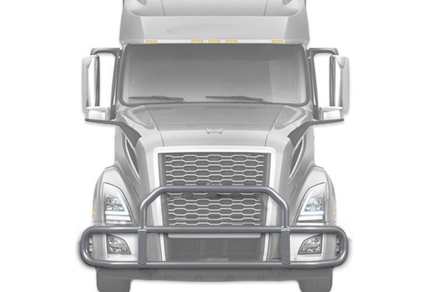Gray Front Grille Deer Moose Bumper Guard 2018+ Volvo VNL