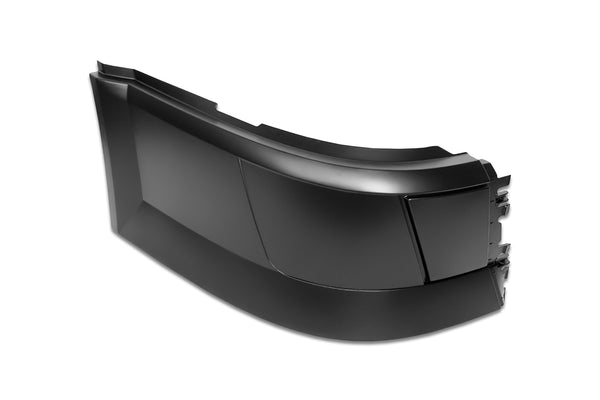 Bumper Corner No Fog Hole Plastic w/ Bracket Passenger 2004-2015 Volvo VNL