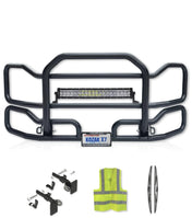 Front Grille Bumper Guard Large Black 2022+ Peterbilt 579 NO Fog