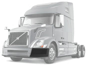 Bumper Corner No Fog Hole Plastic Driver 2004-2015 Volvo VNL