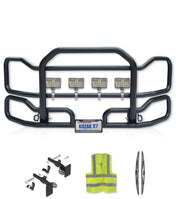 Front Grille Bumper Guard Large Black 2022+ Peterbilt 579 NO Fog
