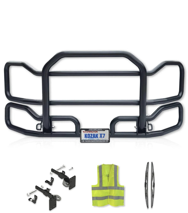 Front Grille Bumper Guard Large Black Peterbilt 386