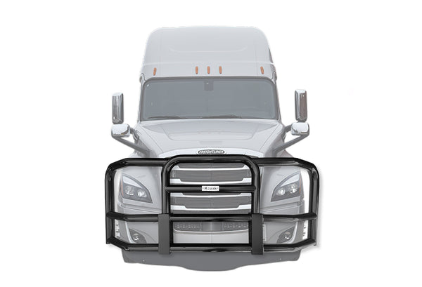 Full Front Black Grille Guard 2018+ Freightliner Cascadia 126 116