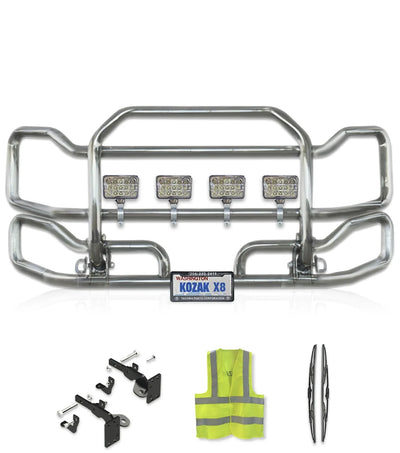 Front Grille Bumper Guard Large Chrome 2013-2021 Peterbilt 579
