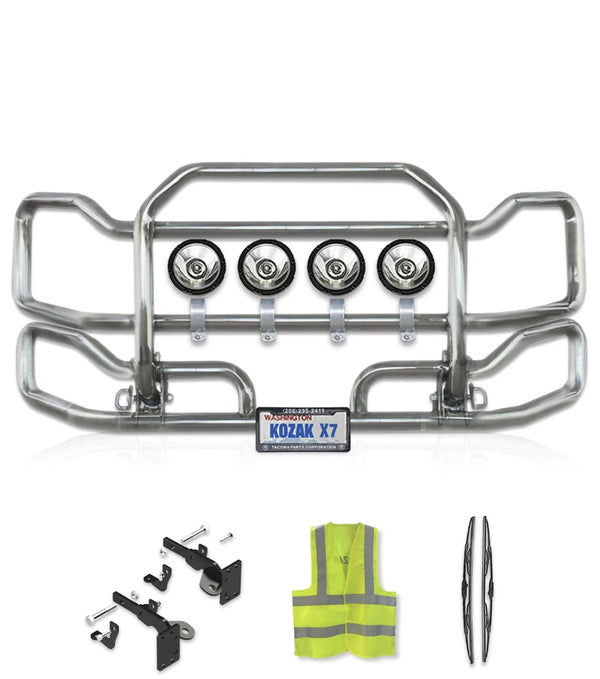 Front Grille Bumper Guard Large Chrome 2013-2021 Peterbilt 579