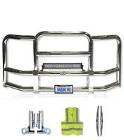 Full Front Grille Guard 90" x 36" 2022+ Kenworth T680 Next Gen - No Fog