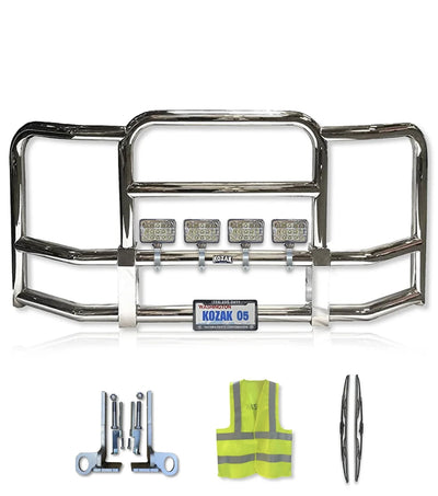 Full Front Grille Guard 90" x 36" 2022+ Kenworth T680 Next Gen - No Fog