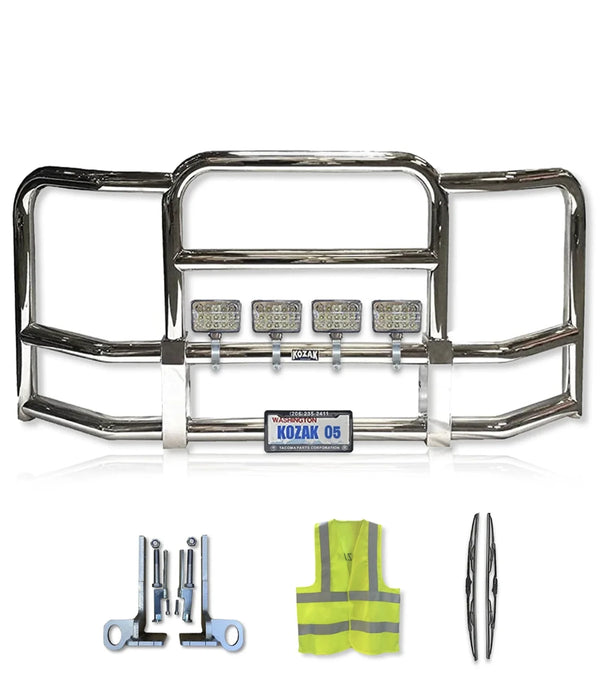 Full Front Grille Bumper Guard 2022+ Peterbilt 579 No Fog