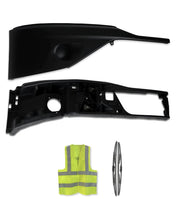 Bumper Corners Without Fog Hole Black Passenger Set 2022+ Kenworth T680