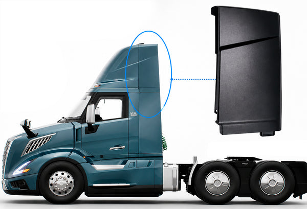 Cabin Fairing Upper Air Deflector Driver 2025 2026 Volvo VNL 300 New