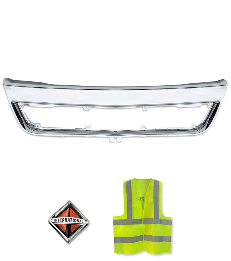 Center Bumper Chrome Trim International LT625