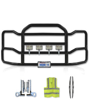 Grille Guard Large Black with Lights Peterbilt 386