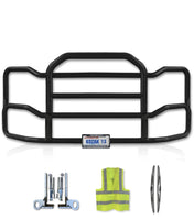 Grille Guard Large Black with Lights 2022+ Peterbilt 579 No Fog