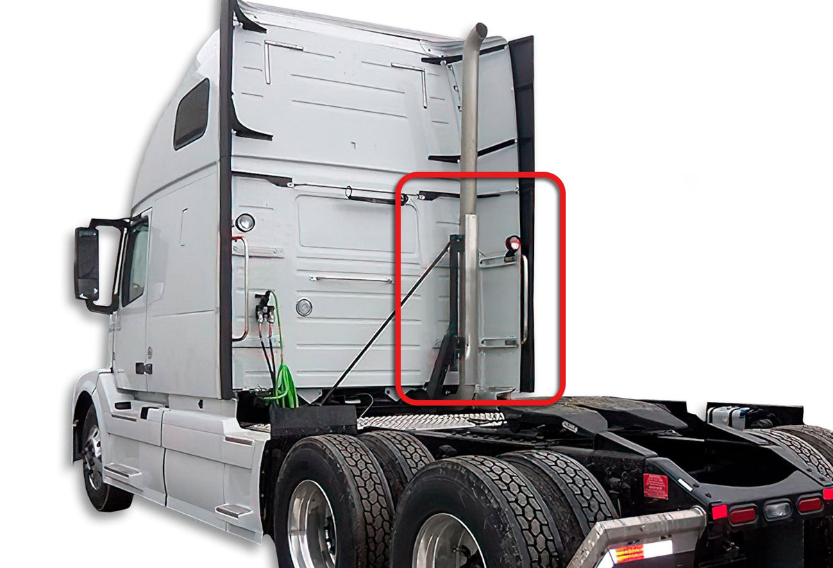 Lower Behind Cab Fairing With Extension and Brackets Passenger 2004-2017 Volvo VNL