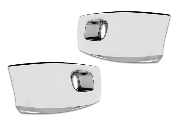 Bumper Corners with Fog Hole Chrome Set 2013-2021 Peterbilt 579