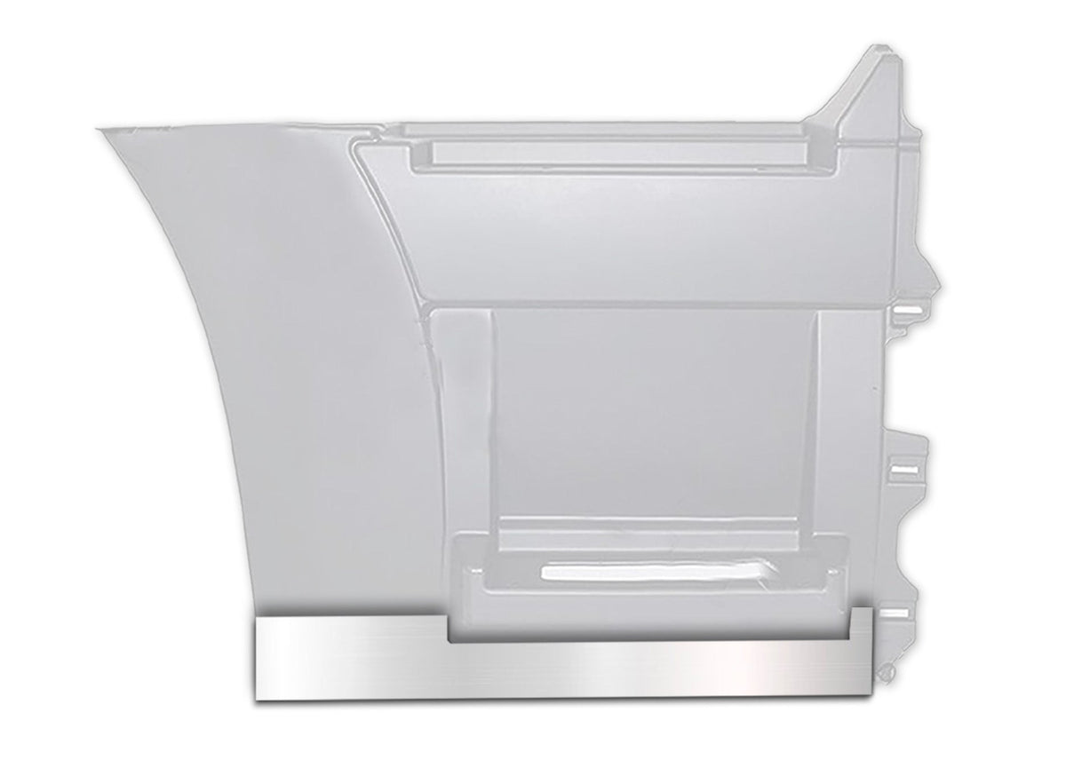 Stripe Chrome Trim for Rear Step Fairing Panel 33" (85 cm) Passenger Side (14R) 2004-2017 Volvo VNL