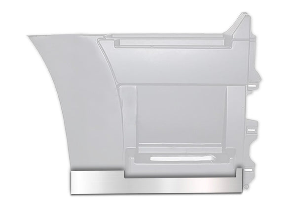 Stripe Chrome Trim for Rear Step Fairing Panel 33" (85 cm) Passenger Side (14R) 2004-2017 Volvo VNL