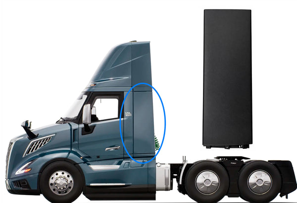 Cabin Fairing Lower Air Deflector Passenger 2025 2026 Volvo VNL 300 New