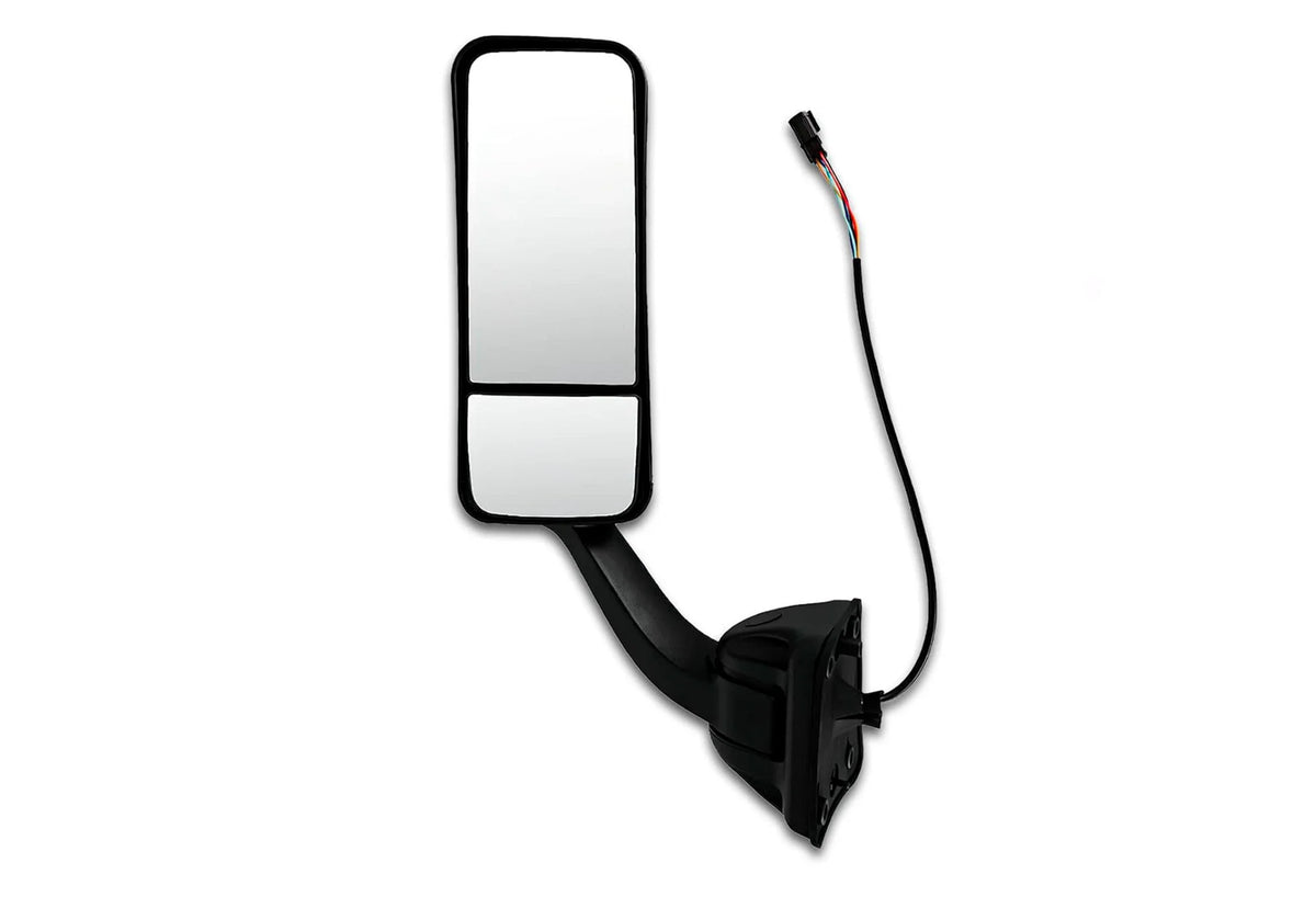 Heated Door Side Mirror Black Driver 2008-2017 Freightliner Cascadia 125 113