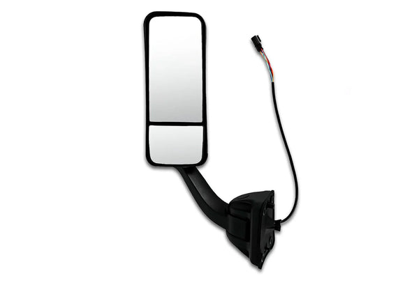 Heated Door Side Mirror Black Driver 2008-2017 Freightliner Cascadia 125 113