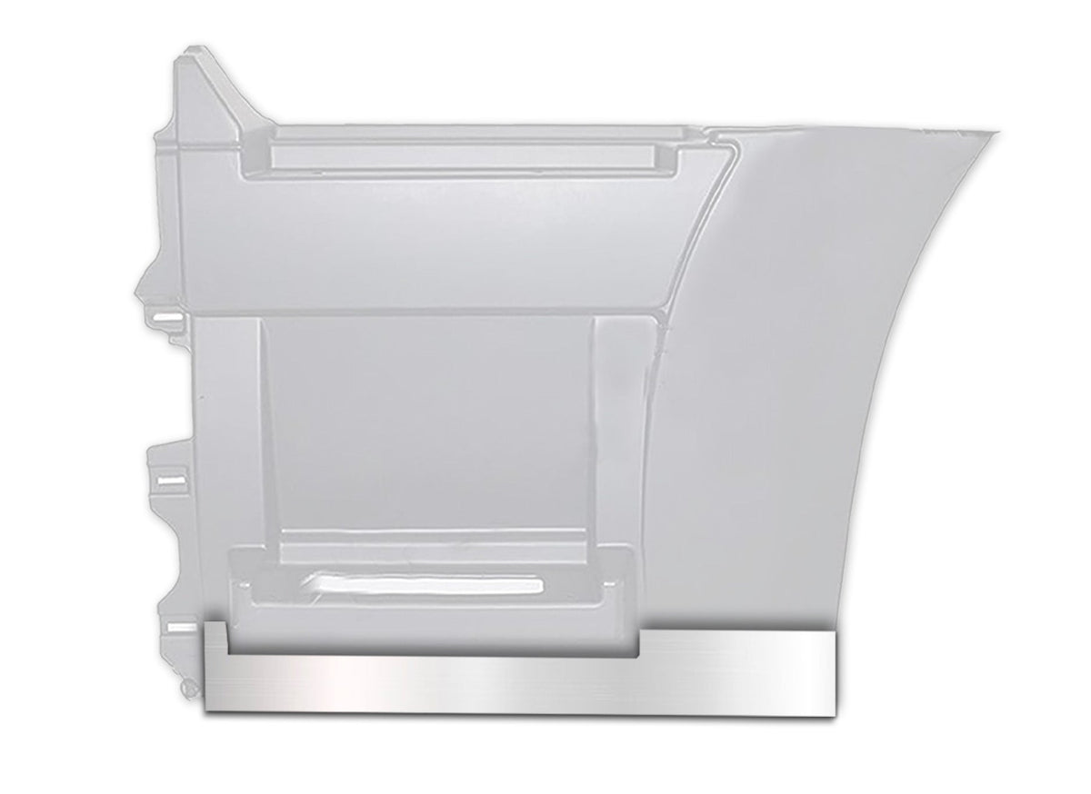 Stripe Chrome Trim for Rear Step Fairing Panel 33" (85 cm) Driver Side (12L) 2004-2017 Volvo VNL