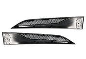 Side Hood Grilles Vent Trim Black Set 2022+ Kenworth T680 Next Gen
