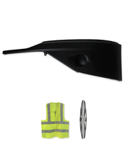 Bumper Cover Black Plastic Without Fog Hole Driver 2022+ Kenworth T680