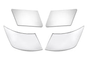 Bumper Corners w/ Fog Holes w/Chrome Trims Set 2004-2015 Volvo VNL