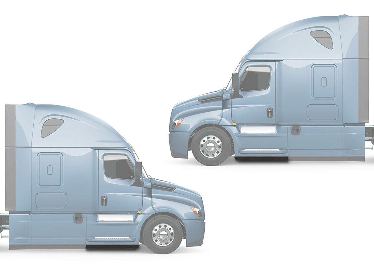 Front Skirt Fairing Panel Stripe Long Set 2018+ Freightliner Cascadia 116 126