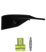 Bumper Cover Black Plastic Without Fog Hole Passenger 2022+ Kenworth T680